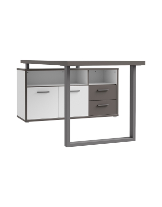 Biurko z komodą KEFLAVIK KFLB141