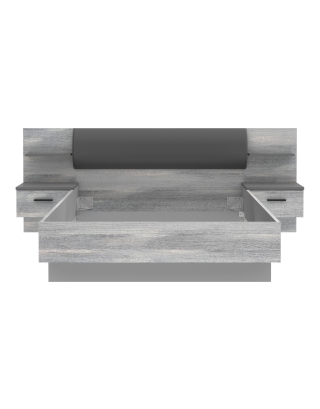 Łóżko 140/190 cm z szafkami nocnymi Leonard LNRL1142-M160