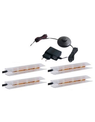 Oświetlenie 4xLed klips
