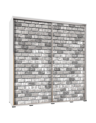 Szafa ubraniowa Penelopa 205 Szara cegła