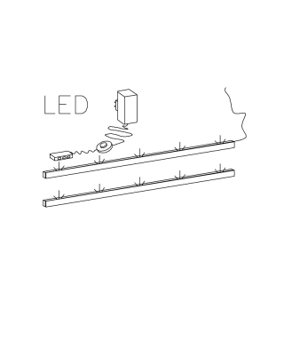 2xLED PROFIL 420mm