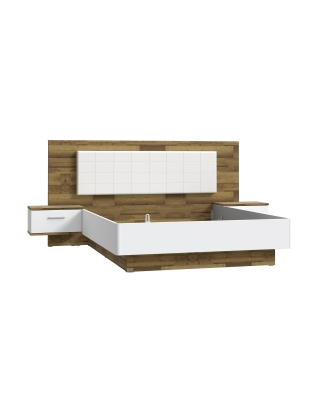 Łóżko 160/200 cm z szafkami nocnymi MODERN WAY MRWL2162-C811