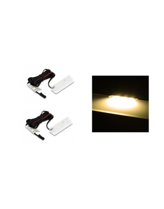 2 x oświetlenie LED na szybę (białe ciepłe)