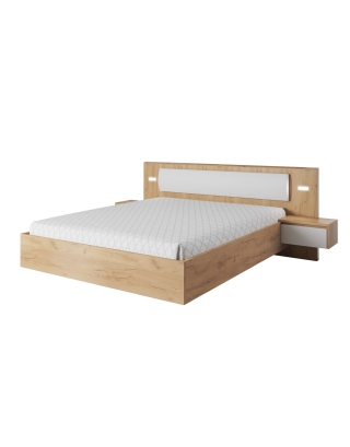 Łóżko 160/200cm ze stolikami nocnymi XELO G
